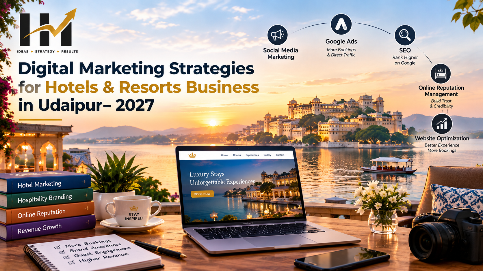 Digital Marketing Strategies for Hotels & Resorts Business in Udaipur– 2027